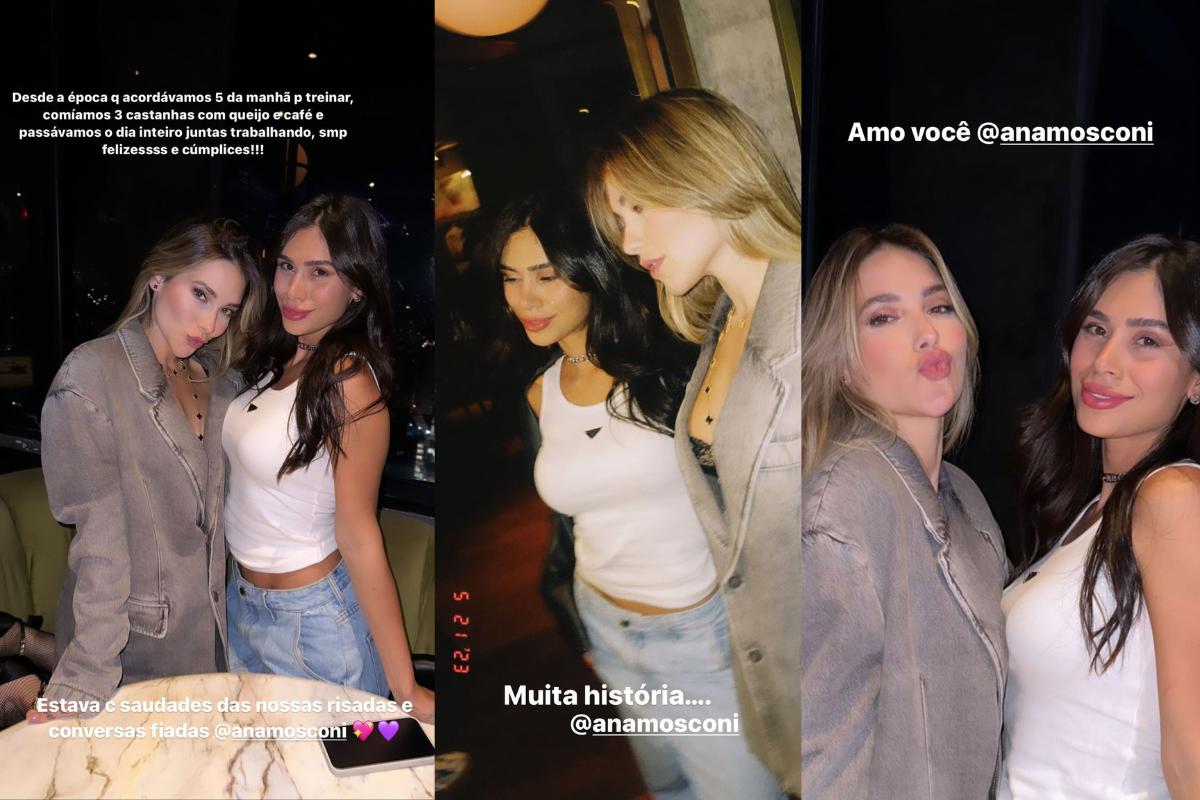 Virginia Fonseca compartilhou reencontro com ex-cunhada, Ana Mosconi