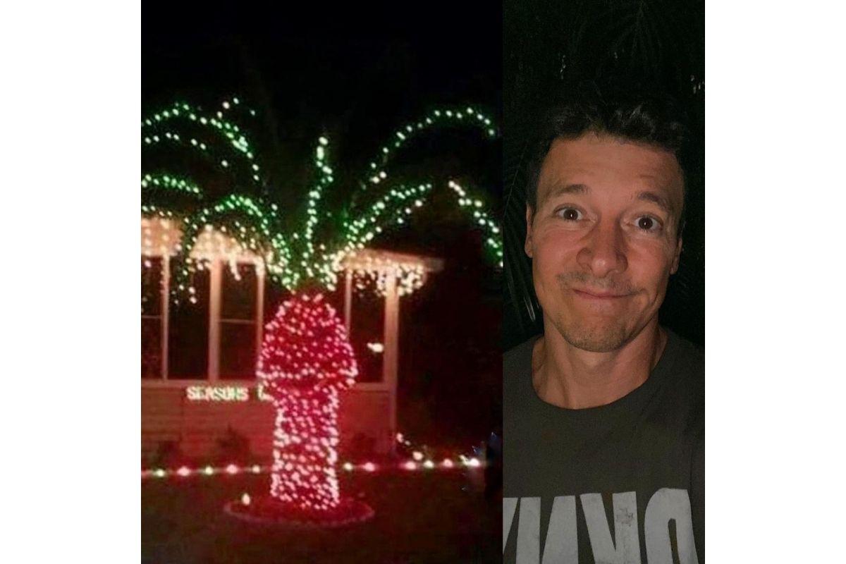 Rodrigo Faro fez uma brincadeira com uma suposta decoração de Natal que ele montou na casa da família