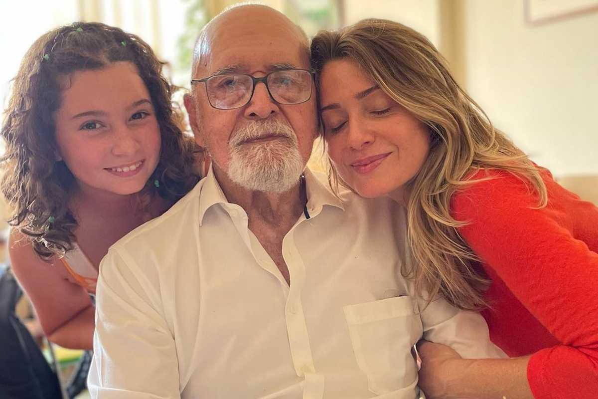 Comemoração de 97 anos do pai de Leticia Spiller