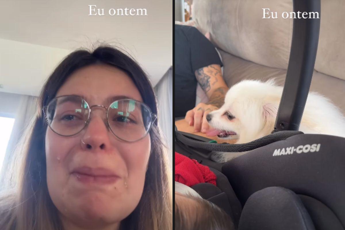 Viih Tube emocionada ao ver Lilo perto da bebê