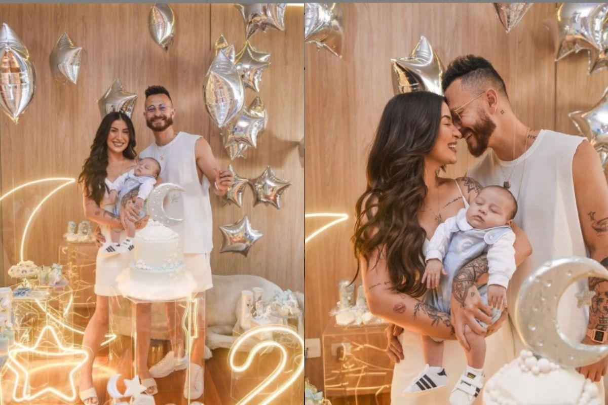 Bianca Andrade e Fred comemorar mais um mês de vida do filho