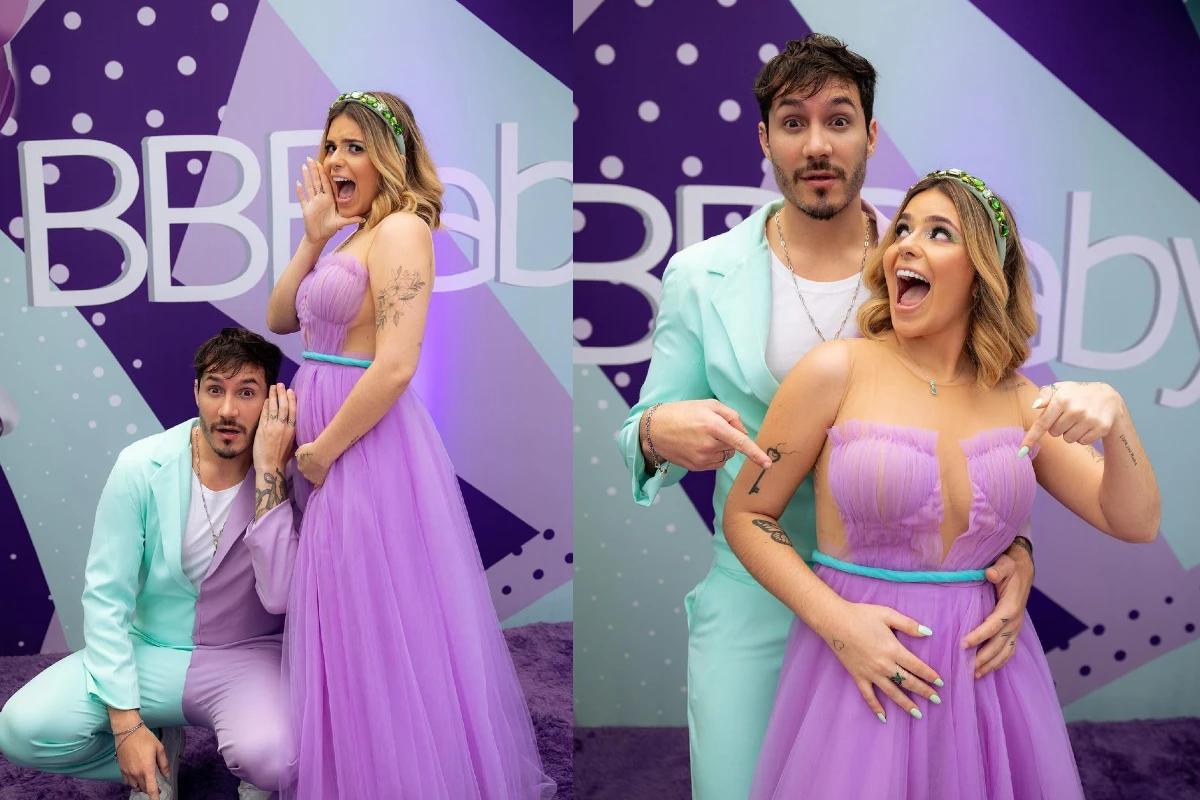 Viih Tube e Eliezer no chá revelação BBBaby