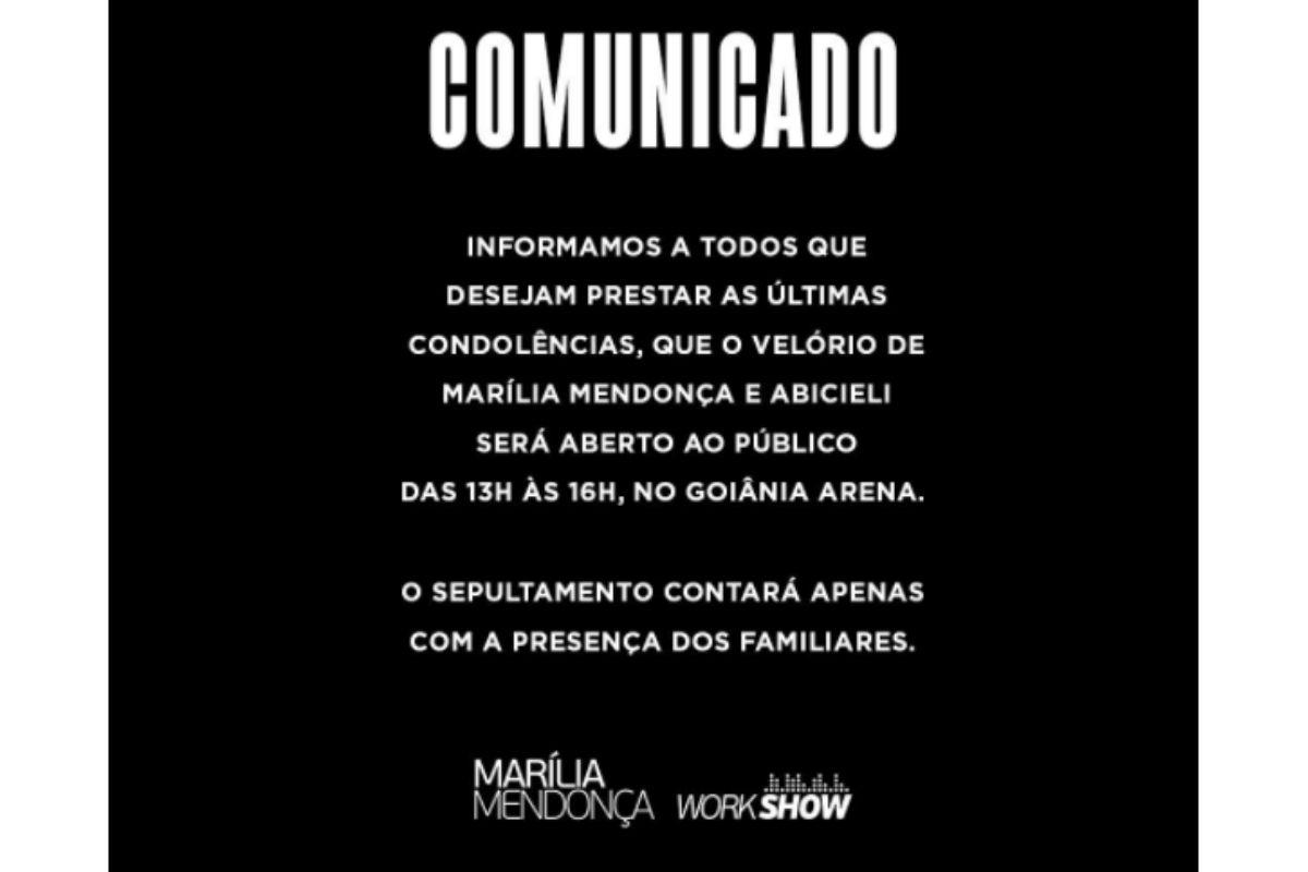 Velório da Marília Mendonça