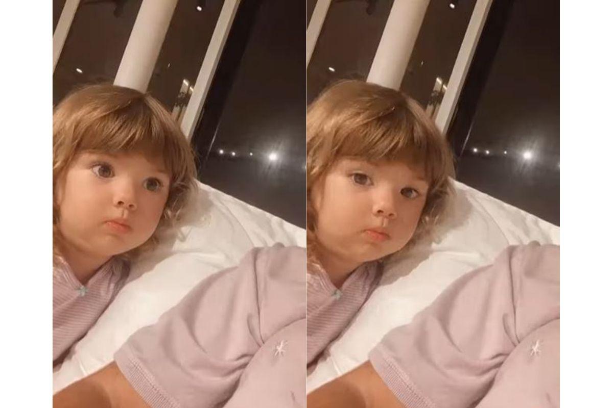 Tata Werneck comparou a filha com Pedro Scooby