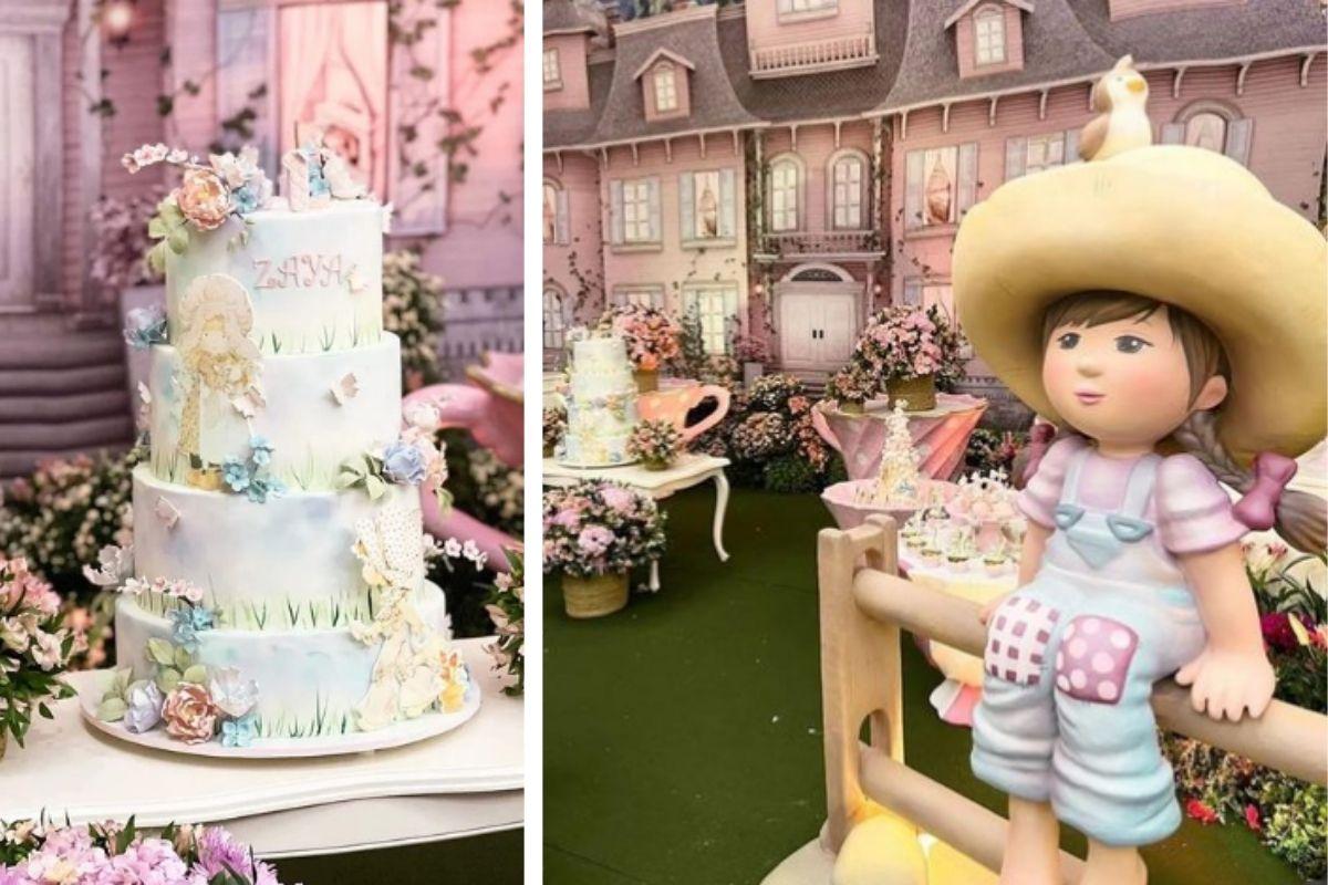 Simone comemora aniversário de 1 ano de Zaia com festa inspirada na própria infância: veja detalhes da decoração