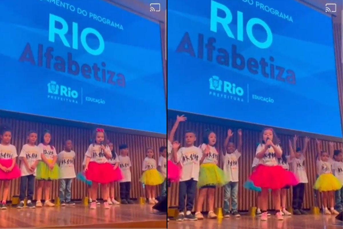 Laura da música da baleia: menina de 5 anos viraliza cantando ópera em apresentação da escola