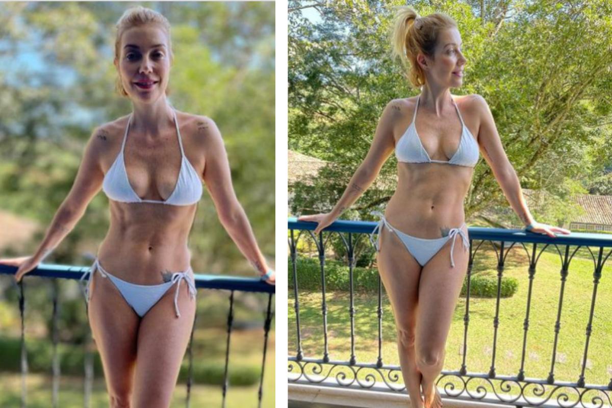 Luiza Possi mostra corpo 6 meses após dar à luz
