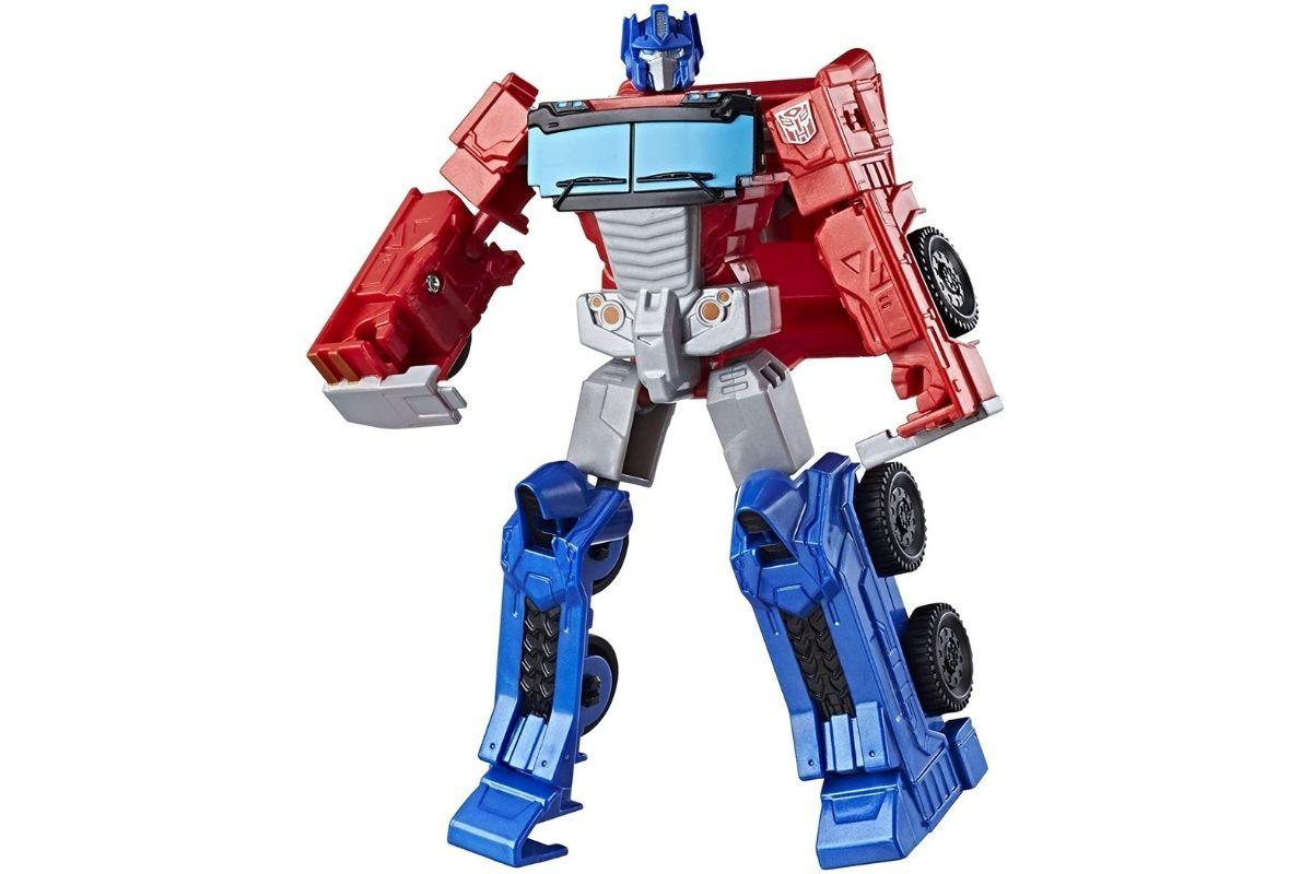 Presente de Dia das Crianças: Figura Transformers Authentics, Autobot Optimus Prime - Converte em 4 etapas, Hasbro