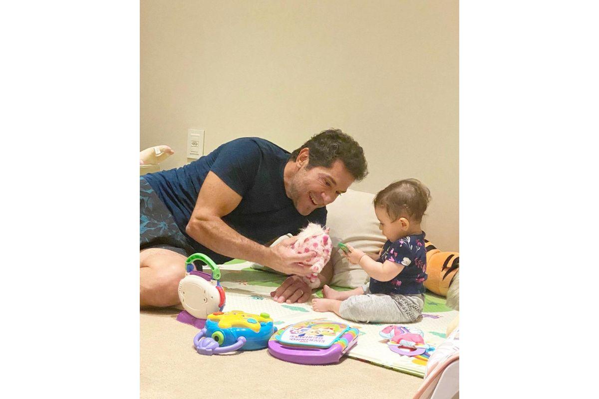 Aline de Padua fez uma homenagem para Daniel (Foto: Reproduçã