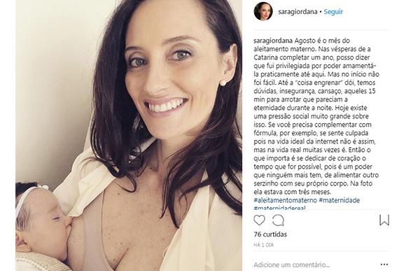 (Foto: Reprodução / Instagram @saragiordana)