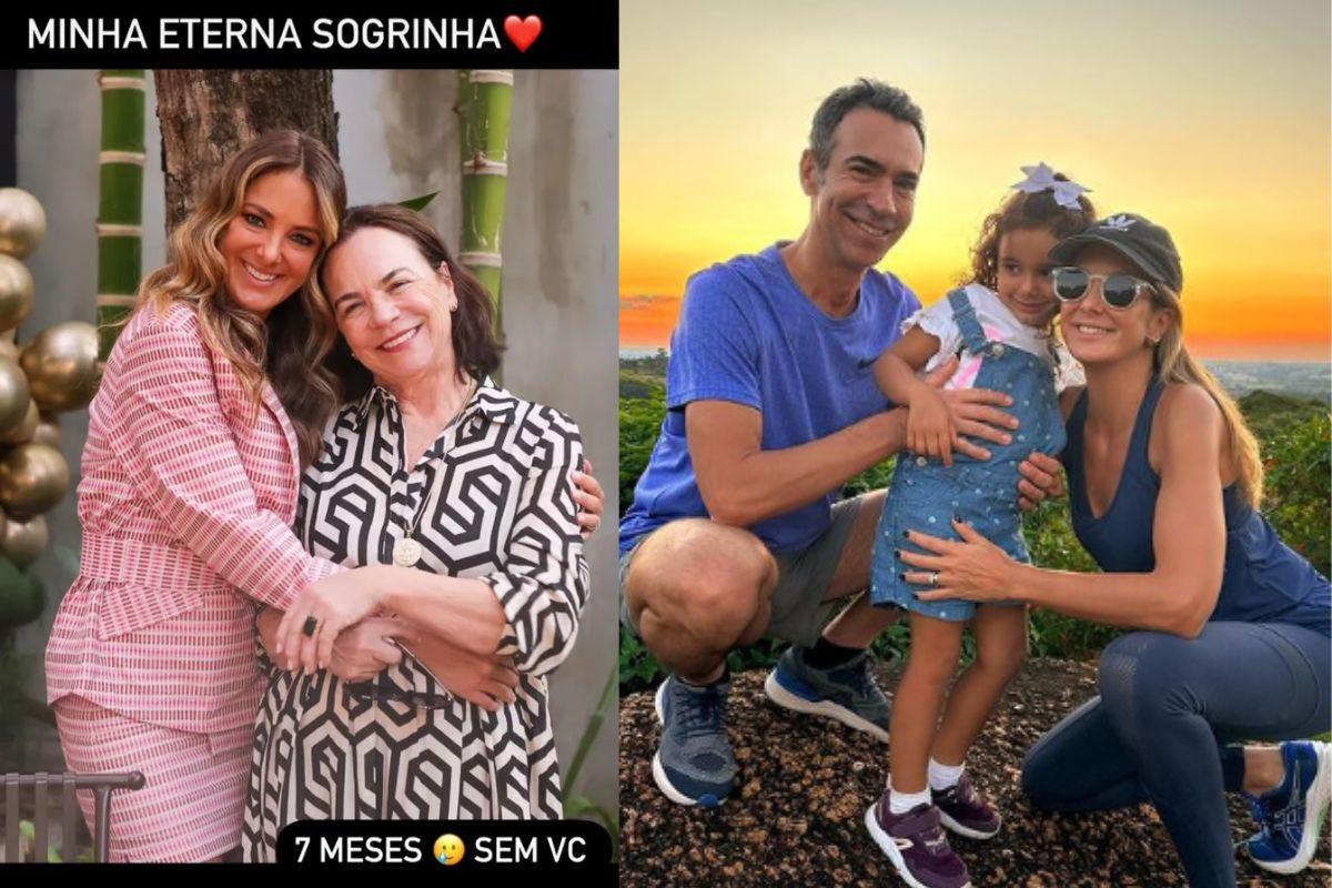 Ticiane Pinhero faz homenagem para sogra, mãe de César Tralli