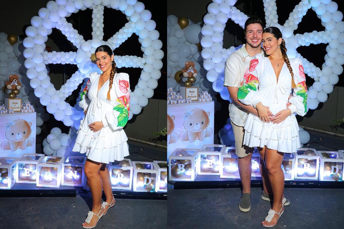 O chá-revelação do bebê de Vivian Amorim teve tema de ursinhos