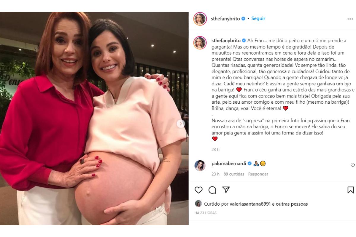 Sthefany Brito e Françoise Furton