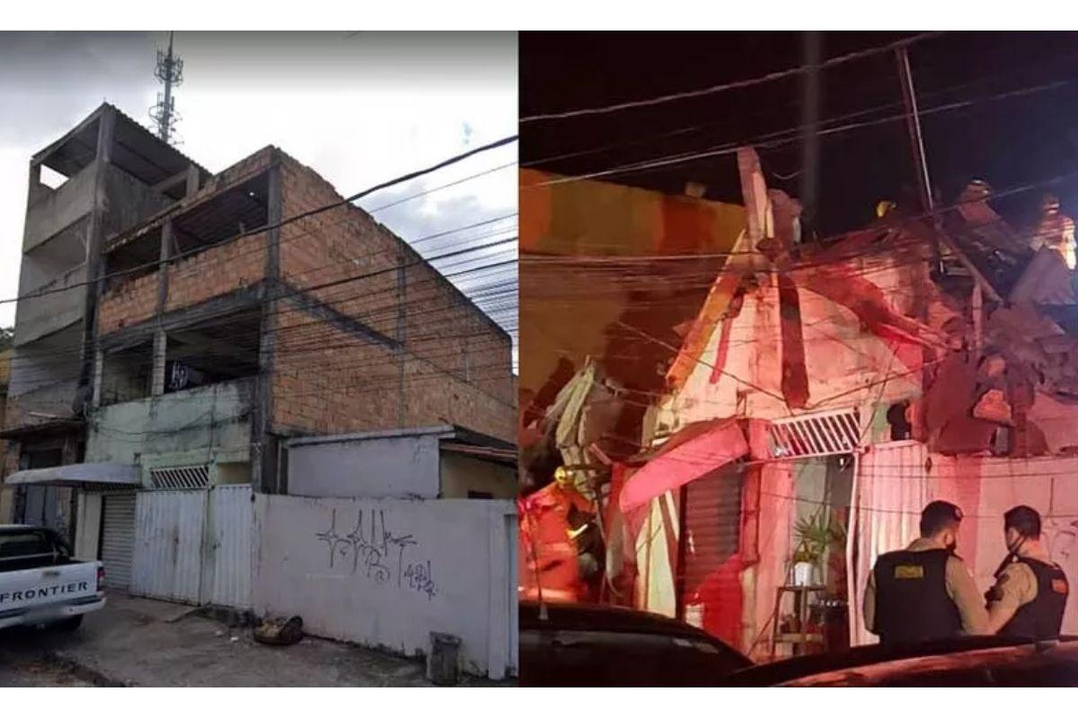 Bebê de 1 ano e padrasto não resistem após desabamento de prédios em MG