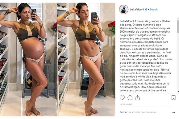 Foto: Reprodução Instagram / @bellafalconi