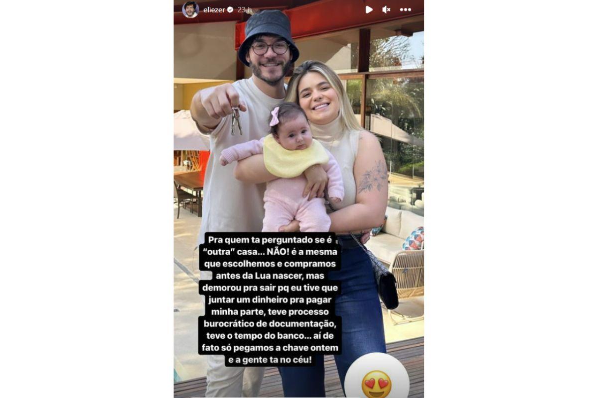 Eliezer, Viih Tube, Lua, filha de Viih Tube e Eliezer