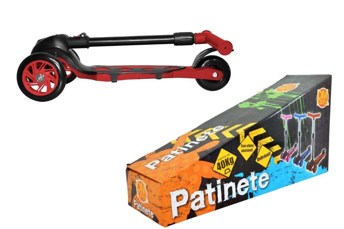 Presente de Natal: Patinete Radical Power Dobrável, DM Toys