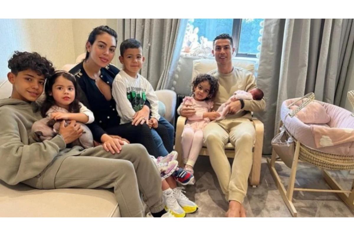 Cristiano Ronaldo e sua família