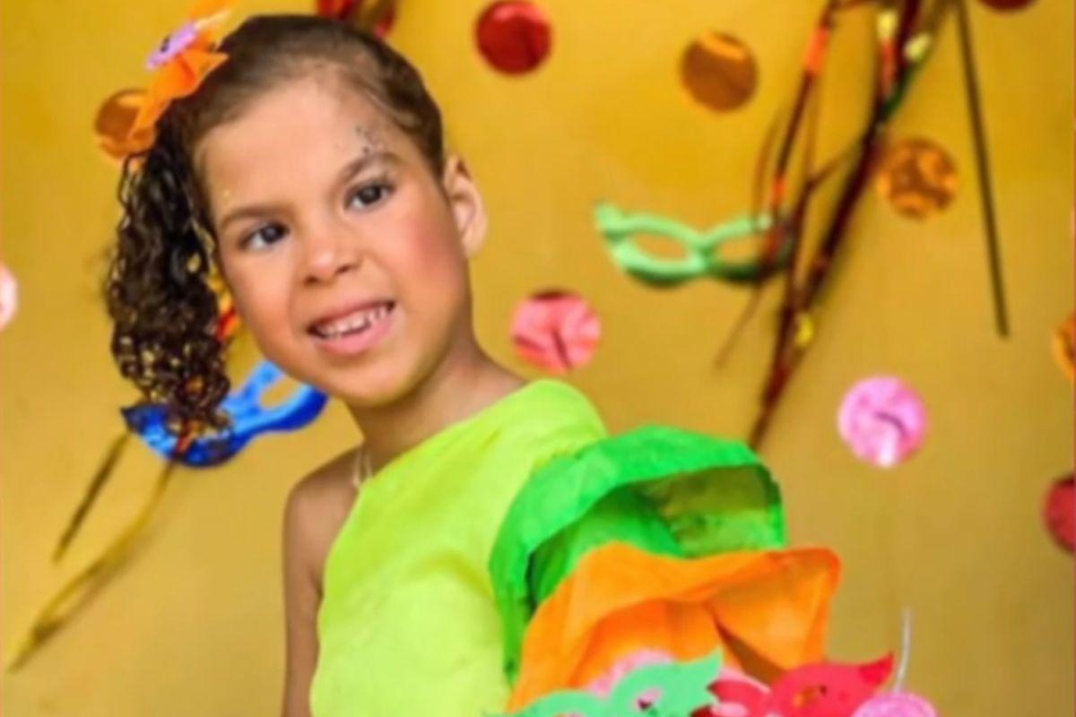 Lorena, receptora de coração que passou no programa Encontro, criança que recebeu coração programa Encontro