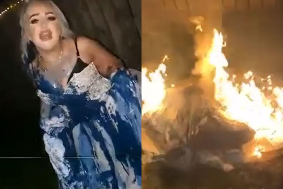 Mãe decide destruir vestido de noiva após divórcio