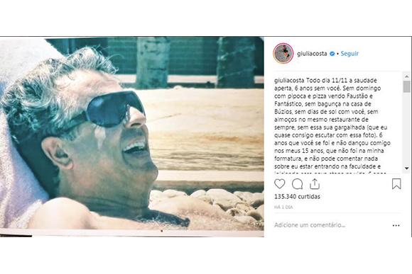 (Foto: Reprodução / Instagram @giuliacosta)