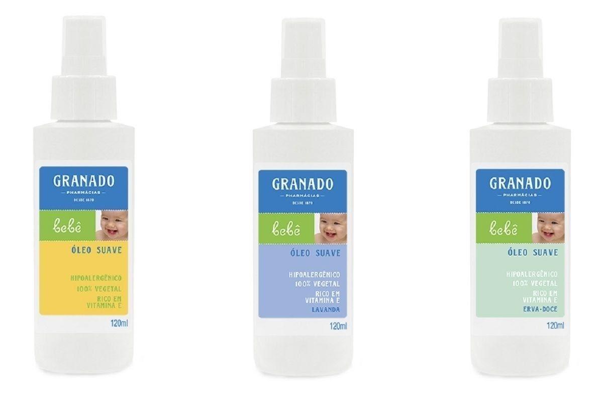 A Granado tem uma linha de óleos suaves, hipoalergênicos e 100% vegetais