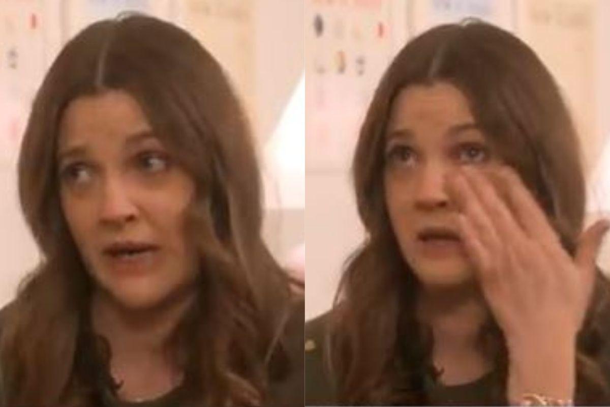 Drew Barrymore chorou durante entrevista onde dizia ter dificuldades de namorar tendo filhos