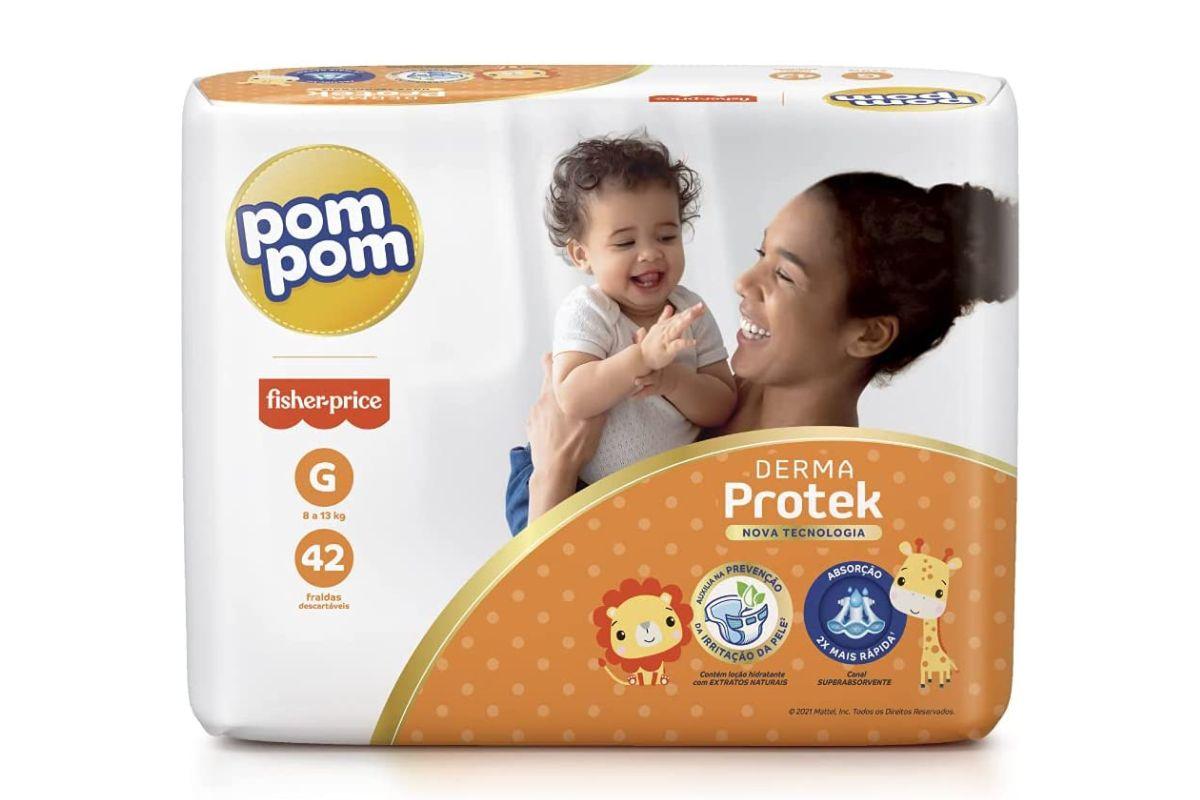 Fralda Pom Pom Derma Protek