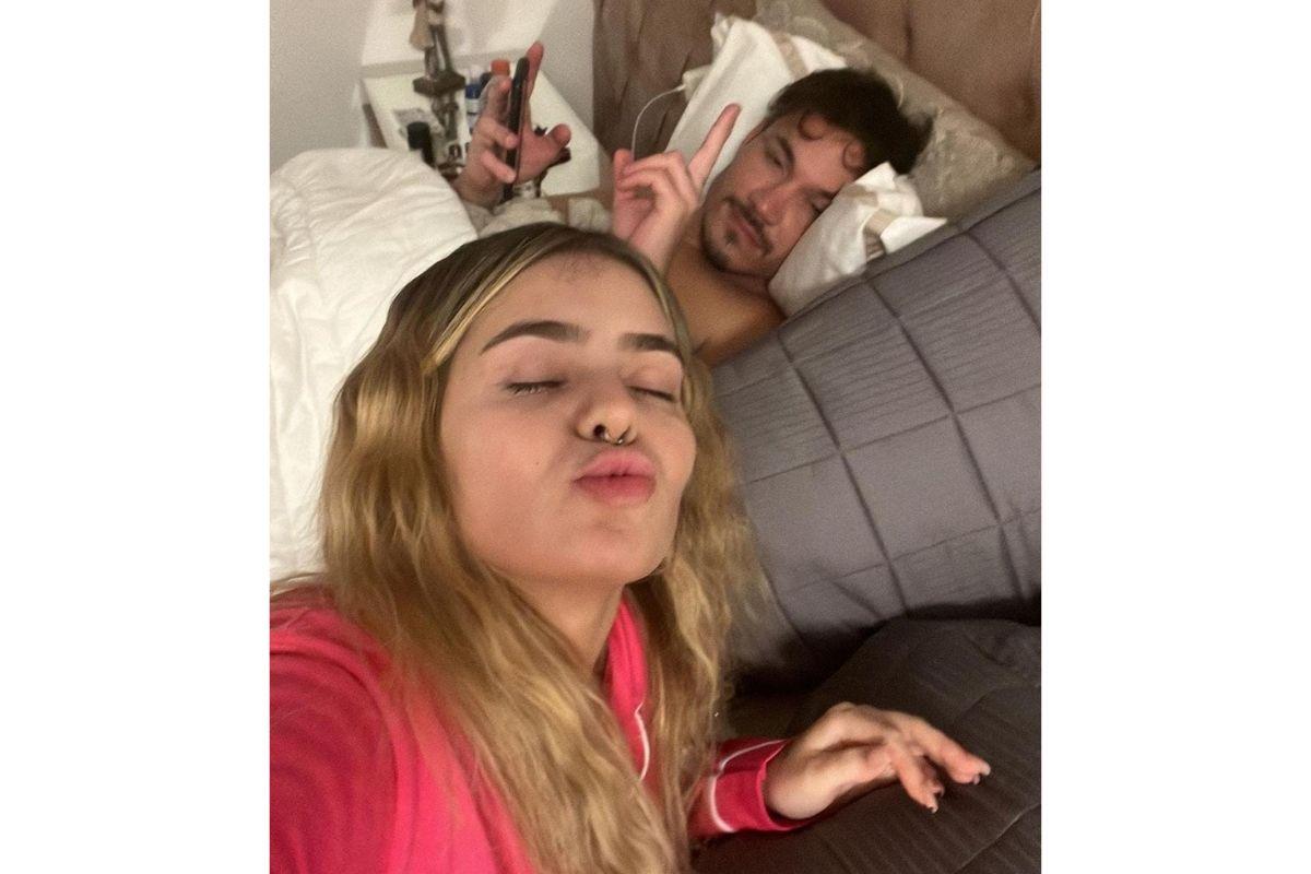 O casal publicou vários registros juntos