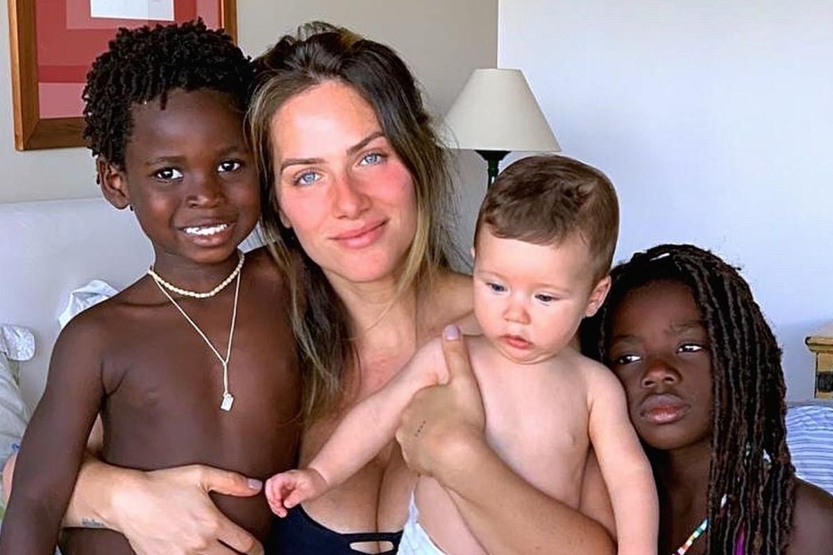 Giovanna é mãe de Titi, Bless e Zyan