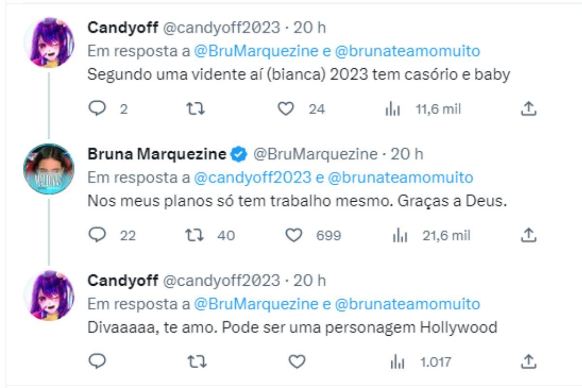 Bruna Marquezine fala sobre chances de gravidez em 2023