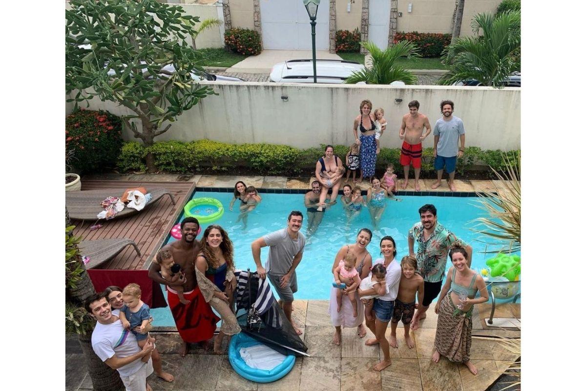 Os amigos se reuniram no último domingo