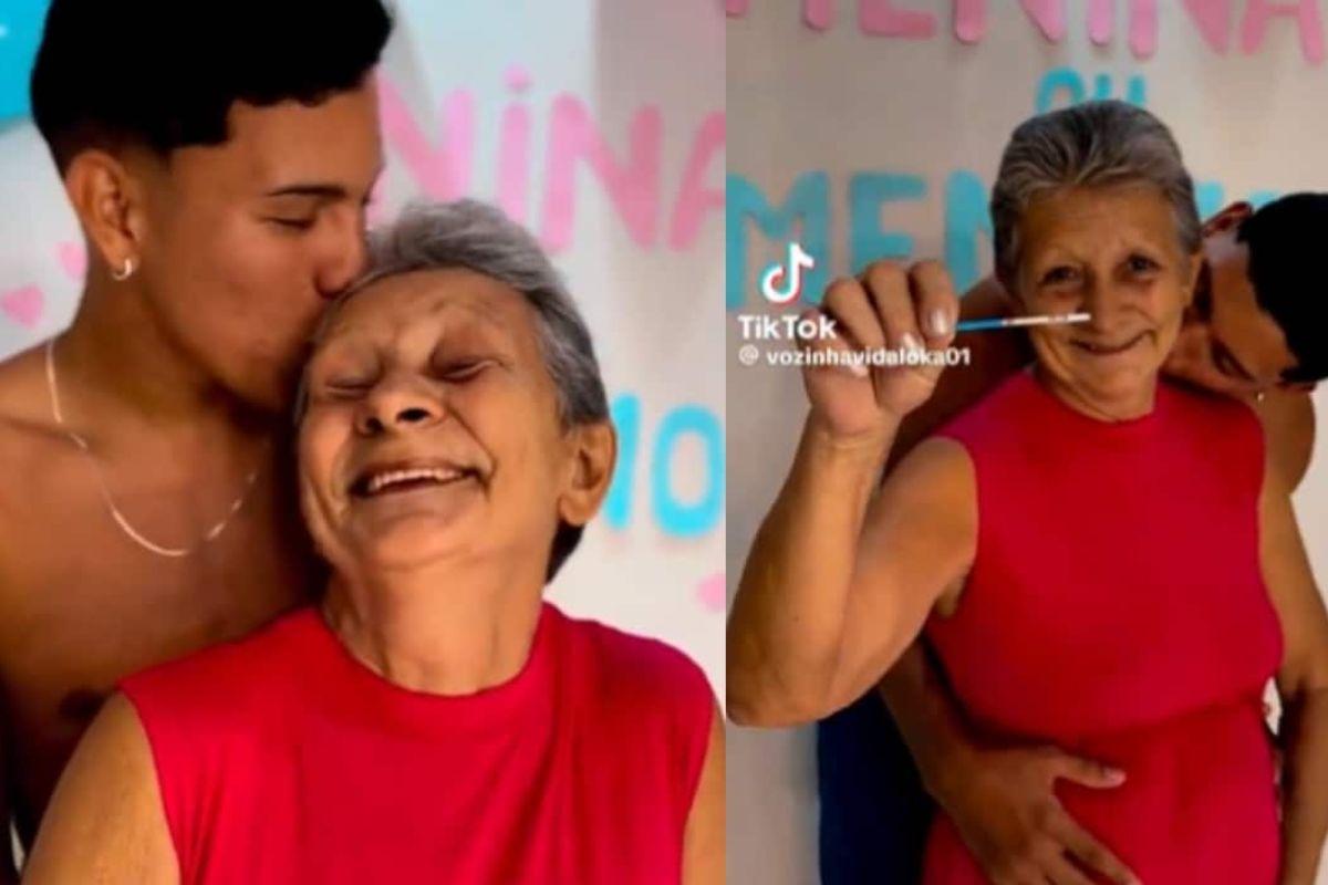 Idosa faz chá revelação