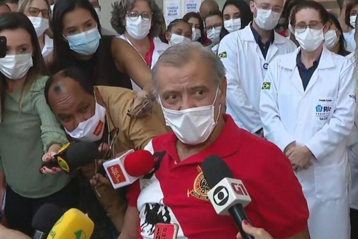 Último paciente internado do hospital Ronaldo Gazolla recebe alta da covid