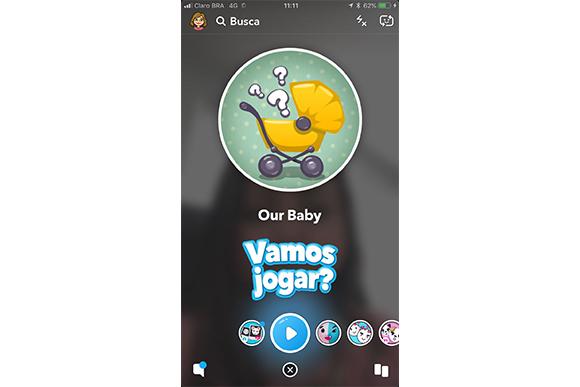 Snapchat cria filtro que mostra como será o seu bebê (Foto: Reprodução / Snapchat)