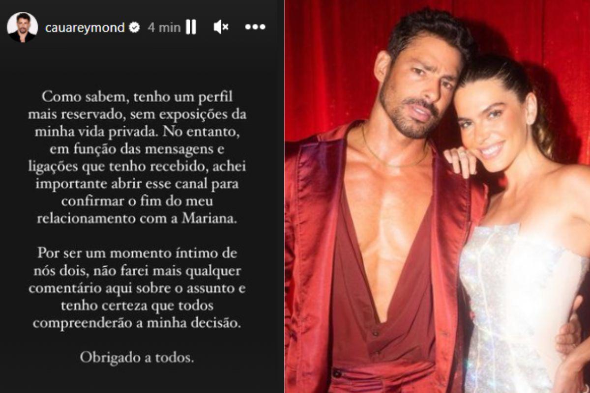 Cauã Reymond fala sobre o fim do casamento