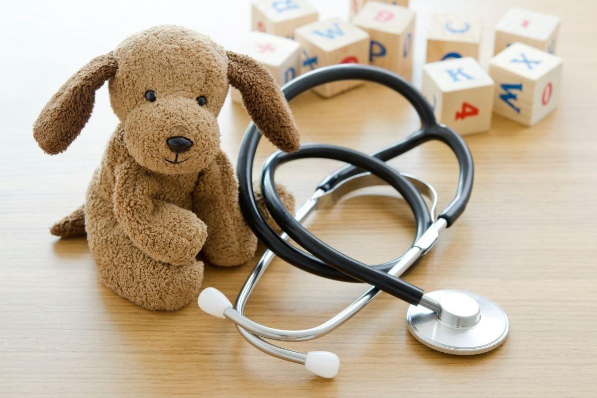 A criança foi levada para o hospital