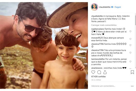 Foto: Reprodução Instagram / @claudialeitte