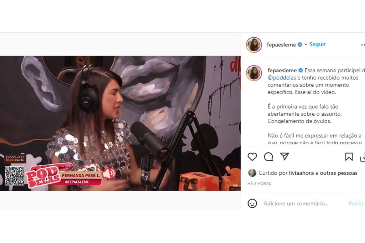 A atriz e apresentadora desabafou sobre a pressão de ser mulher durante toda a carreira