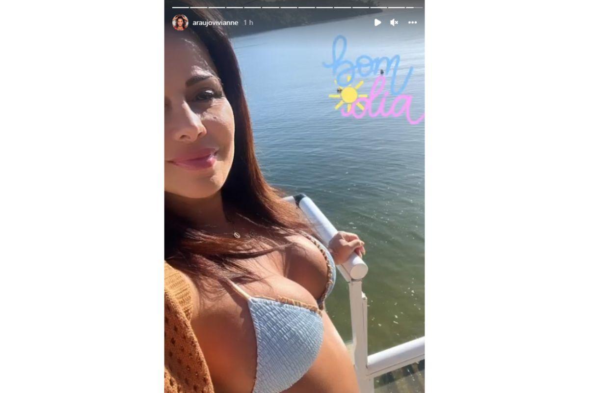 Viviane Araújo grávida