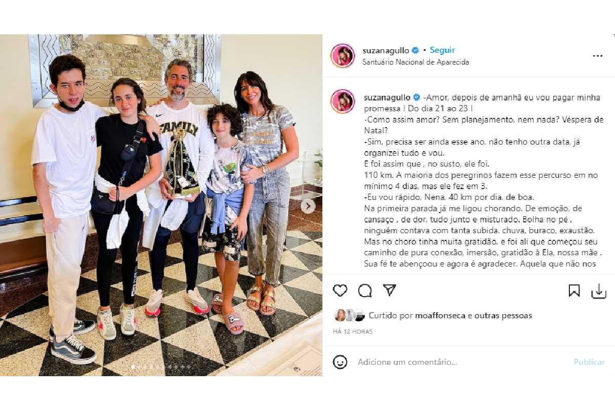 Marcos Mion fez o Caminho da Fé entre os dias 21 e 23 de dezembro