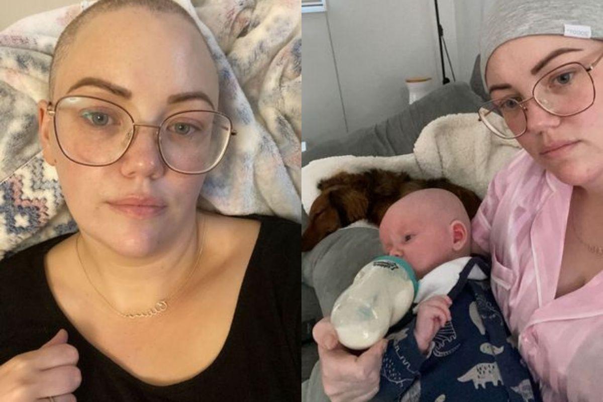 A mãe foi diagnosticada com um câncer raro chamado coriocarcinoma