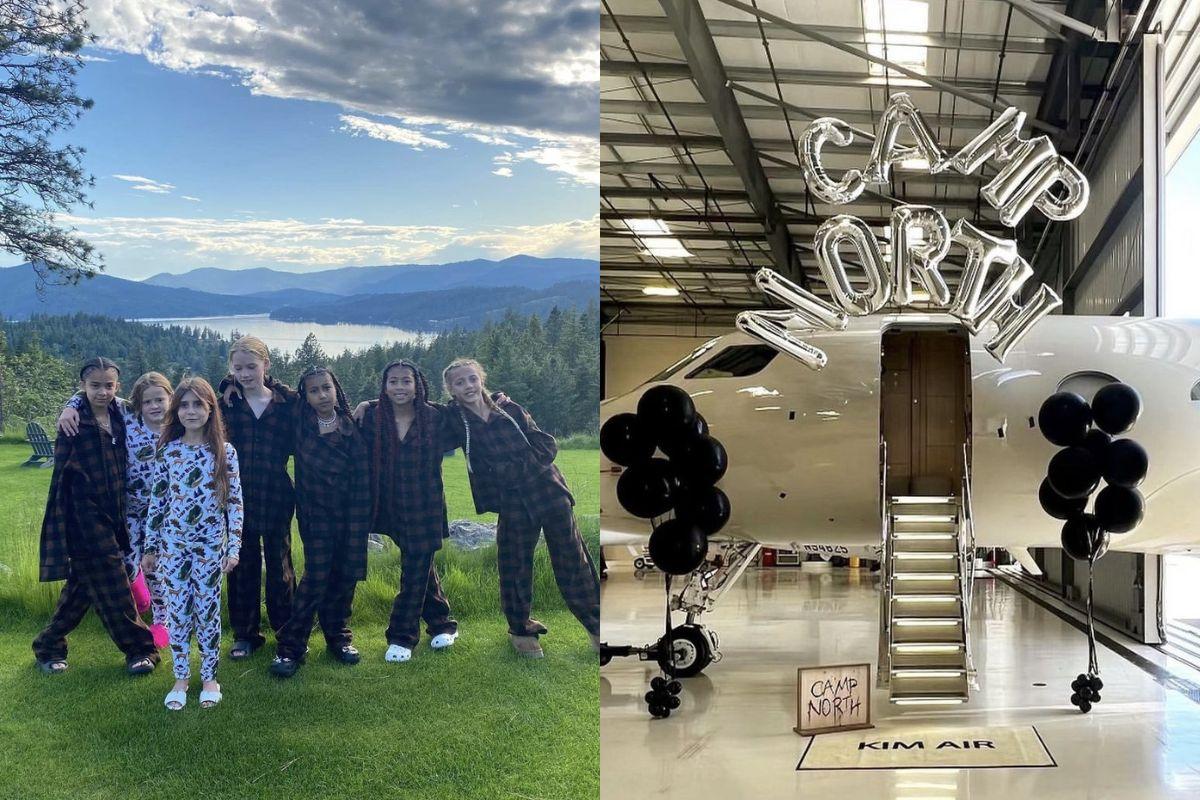 Em comemoração aos 9 anos, North West ganha festa com tema 'acampamento'.
