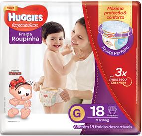 A fralda é recomendada a partir dos 8 meses (Foto: Divulgação Edelman)