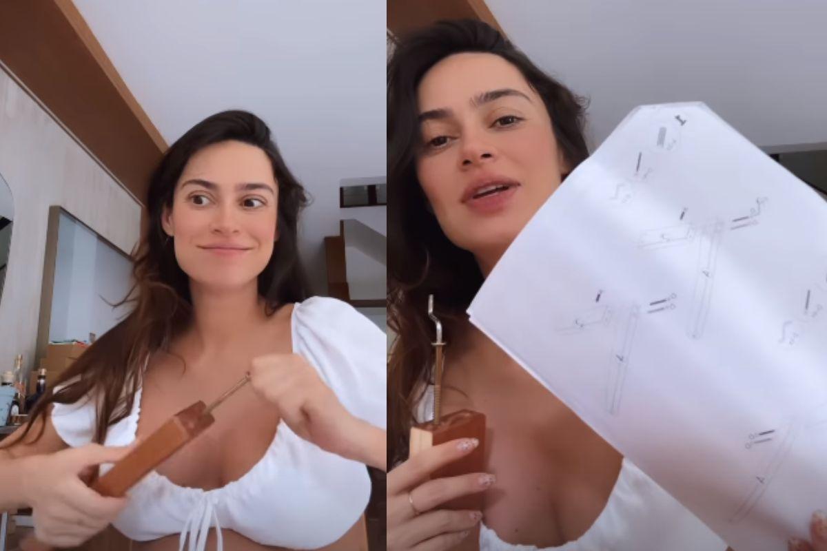 Thaila Ayala monta moisés da filha