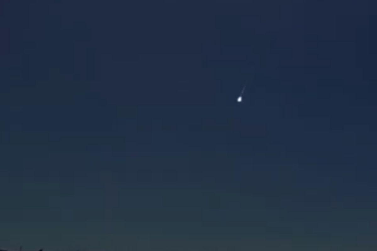 Meteoro é visto no Ceará