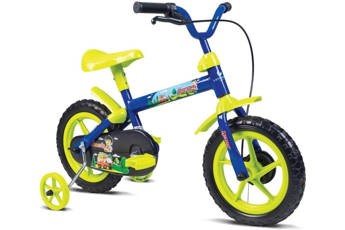 Bicicleta Infantil Aro 12 com rodinhas - Verden Jack