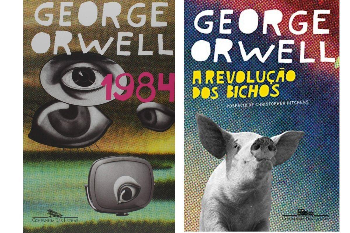 Os livros 1984 e A Revolução dos Bichos, de George Orwell ficaram em 3º e 7º lugar respectivamente na lista de mais vendidos em 2021 na Amazon