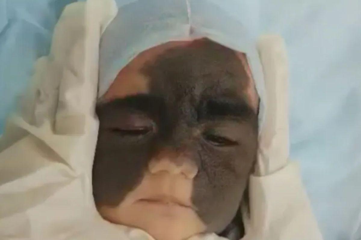 A mãe ficou em choque ao ver a filha