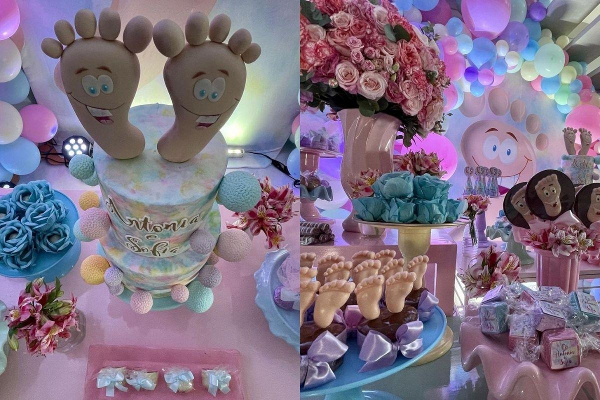 Decoração do aniversário de 11 anos das filhas de Giovanna Antonelli